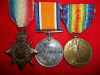 WWI Medal Trio to 4th Battalion CEF (Central Ontario Regiment) ex-BSAP, Scots Greys and Robert's Hor